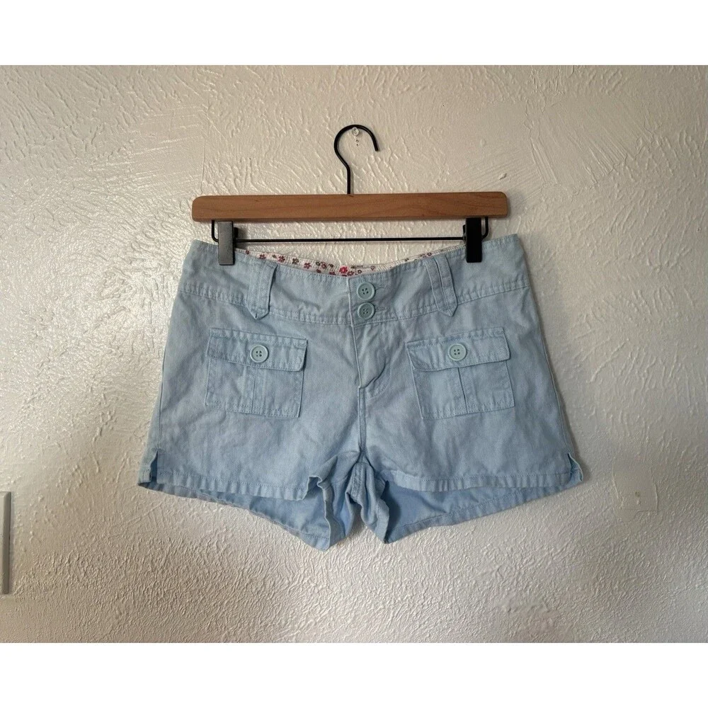 Copper Key Vintage Light Blue Shorts New Without Tags & Imperfections Size 7